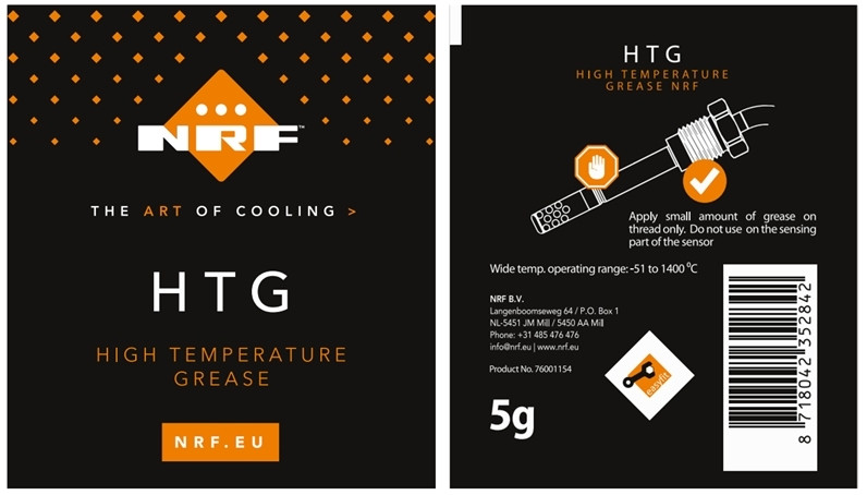 NRF Sensor, Abgastemperatur